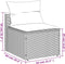 vidaXL - Tuinbanken - 2 - st - zonder - armleuning - met - kussens - poly - rattan - zwart