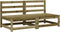 vidaXL - Tuinbanken - 2 - st - zonder - armleuningen - met - kussens - grenenhout