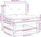 vidaXL - Tuinbanken - 2 - st - zonder - armleuningen - met - kussens - grenenhout - wit