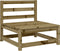 vidaXL - Tuinbanken - 3 - st - zonder - armleuning - 70x70x67 - cm - grenenhout