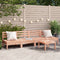 vidaXL - Tuinbanken - 4 - st - zonder - armleuning - massief - douglashout