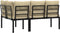 vidaXL - Tuinbanken - met - kussens - 2 - st - gepoedercoat - staal - zwart
