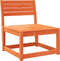 vidaXL - Tuinbanken - met - kussens - 2 - st - massief - grenenhout - wasbruin