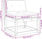 vidaXL - Tuinbanken - met - kussens - 2 - st - massief - grenenhout - wasbruin