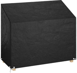 vidaXL - Tuinbankhoes - met - 8 - oogjes - 160x70x70/88 - cm - polyetheen