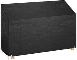 vidaXL - Tuinbankhoes - met - 8 - oogjes - 190x70x70/88 - cm - polyetheen