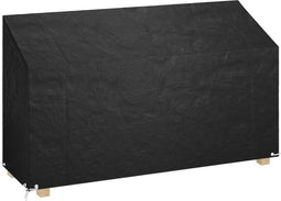 vidaXL - Tuinbankhoes - met - 8 - oogjes - 210x70x70/88 - cm - polyetheen