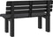 vidaXL - Tuinbankje - 110x52x71 - cm - polypropeen - antracietkleurig