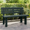vidaXL - Tuinbankje - 110x52x71 - cm - polypropeen - groen