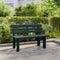 vidaXL - Tuinbankje - 110x52x71 - cm - polypropeen - groen