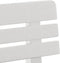 vidaXL - Tuinbankje - 110x52x71 - cm - polypropeen - wit