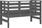 vidaXL - Tuinbankje - 111,5x53x71 - cm - massief - grenenhout - grijs