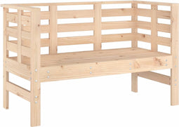 vidaXL - Tuinbankje - 111,5x53x71 - cm - massief - grenenhout