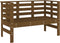 vidaXL - Tuinbankje - 111,5x53x71 - cm - massief - grenenhout - honingbruin