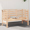 vidaXL - Tuinbankje - 111,5x53x71 - cm - massief - grenenhout