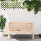 vidaXL - Tuinbankje - 111,5x53x71 - cm - massief - grenenhout