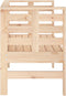 vidaXL - Tuinbankje - 111,5x53x71 - cm - massief - grenenhout