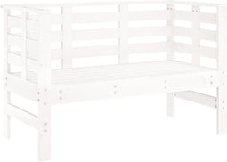 vidaXL - Tuinbankje - 111,5x53x71 - cm - massief - grenenhout - wit