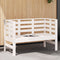 vidaXL - Tuinbankje - 111,5x53x71 - cm - massief - grenenhout - wit