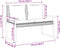 vidaXL - Tuinbankje - met - kussen - poly - rattan - en - acaciahout - gemengd - beige