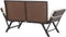 vidaXL - Tuinbankje - met - kussens - 176 - cm - poly - rattan - bruin