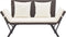 vidaXL - Tuinbankje - met - kussens - 176 - cm - poly - rattan - bruin