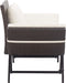 vidaXL - Tuinbankje - met - kussens - 176 - cm - poly - rattan - bruin