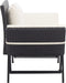 vidaXL - Tuinbankje - met - kussens - 176 - cm - poly - rattan - zwart