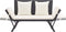 vidaXL - Tuinbankje - met - kussens - 176 - cm - poly - rattan - zwart