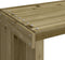 vidaXL - Tuinbankje - verlengbaar - 212,5x40,5x45 - cm - geïmpregneerd - hout