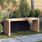 vidaXL - Tuinbankje - verlengbaar - 212,5x40,5x45 - cm - massief - grenenhout