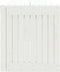 vidaXL - Tuinbankje - verlengbaar - 212,5x40,5x45 - cm - massief - grenenhout - wit