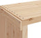vidaXL - Tuinbankje - verlengbaar - 212,5x40,5x45 - cm - massief - grenenhout