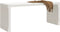vidaXL - Tuinbankje - verlengbaar - 212,5x40,5x45 - cm - massief - grenenhout - wit