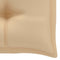 vidaXL - Tuinbankkussen - 100x(50+50)x7 - cm - oxford - stof - beige
