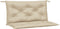 vidaXL - Tuinbankkussen - 100x(50+50)x7 - cm - oxford - stof - beige
