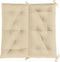 vidaXL - Tuinbankkussen - 100x(50+50)x7 - cm - oxford - stof - beige