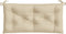 vidaXL - Tuinbankkussen - 100x(50+50)x7 - cm - oxford - stof - beige