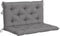 vidaXL - Tuinbankkussen - 100x(50+50)x7 - cm - oxford - stof - grijs