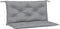 vidaXL - Tuinbankkussen - 100x(50+50)x7 - cm - oxford - stof - grijs