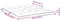 vidaXL - Tuinbankkussen - 100x(50+50)x7 - cm - oxford - stof - grijs