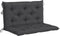 vidaXL - Tuinbankkussen - 100x(50+50)x7 - cm - oxford - stof - antracietkleurig