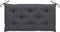 vidaXL - Tuinbankkussen - 100x(50+50)x7 - cm - oxford - stof - antracietkleurig