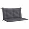 vidaXL - Tuinbankkussen - 100x(50+50)x7 - cm - oxford - stof - antracietkleurig