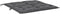 vidaXL - Tuinbankkussen - 100x(50+50)x7 - cm - oxford - stof - antracietkleurig
