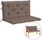 vidaXL - Tuinbankkussen - 100x(50+50)x7 - cm - oxford - stof - taupe