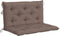 vidaXL - Tuinbankkussen - 100x(50+50)x7 - cm - oxford - stof - taupe