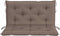 vidaXL - Tuinbankkussen - 100x(50+50)x7 - cm - oxford - stof - taupe