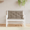 vidaXL - Tuinbankkussen - 100x(50+50)x7 - cm - oxford - stof - taupe