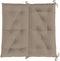 vidaXL - Tuinbankkussen - 100x(50+50)x7 - cm - oxford - stof - taupe